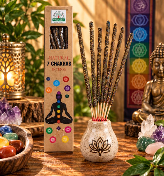 Incienso Orgánico Chakras Palo Santo Orkay 25 gr Incienso Orgánico Chakras Palo Santo Orkay 25 gr